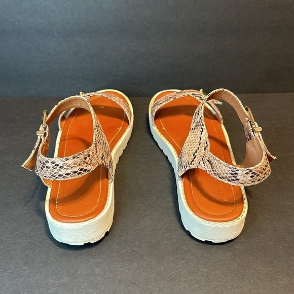 Versace 1969 Platform Snake Sandals - Picture 2 of 3